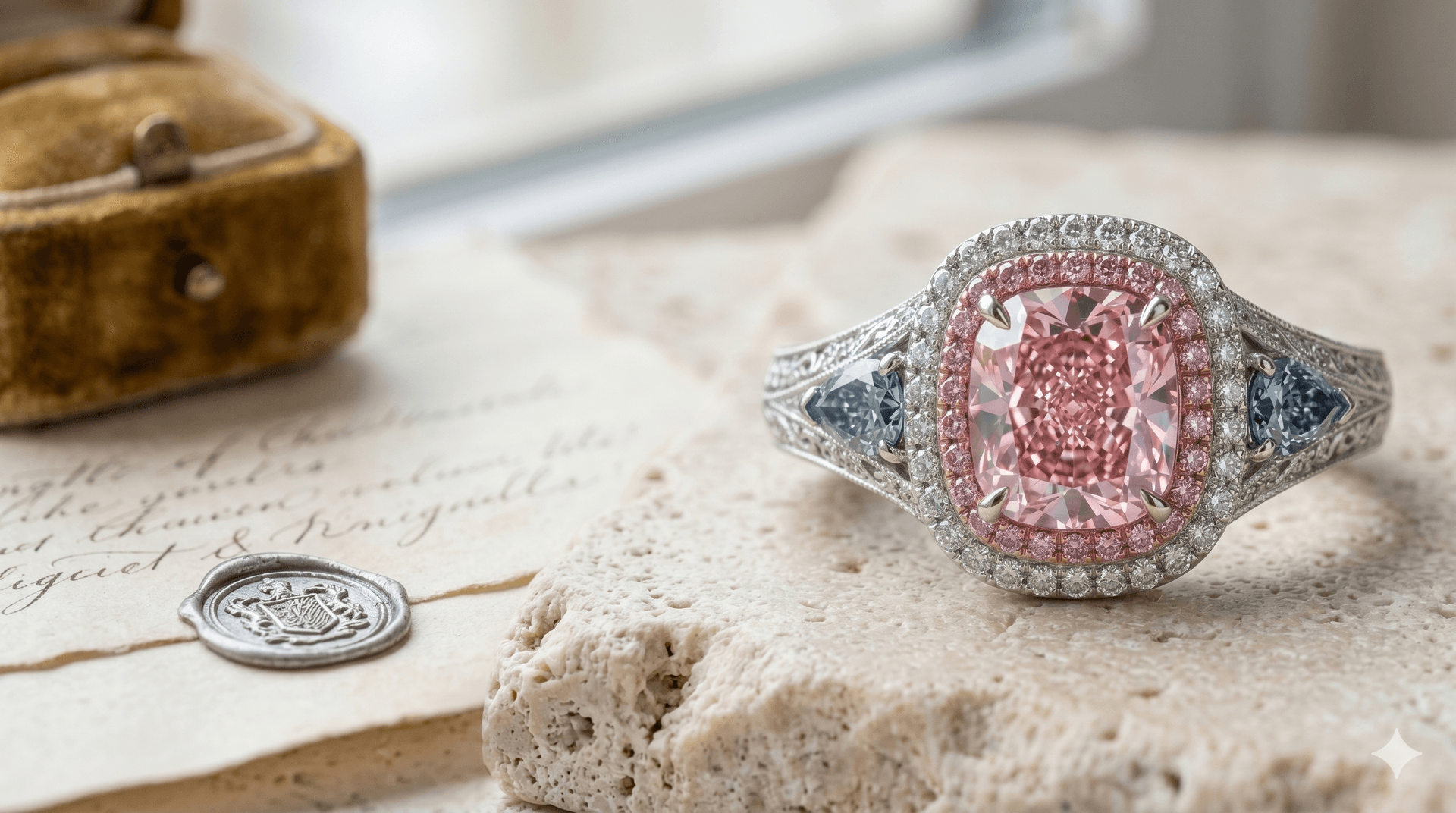 Rare Fancy Color Diamond Ring